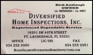 Diversified Inspection Card